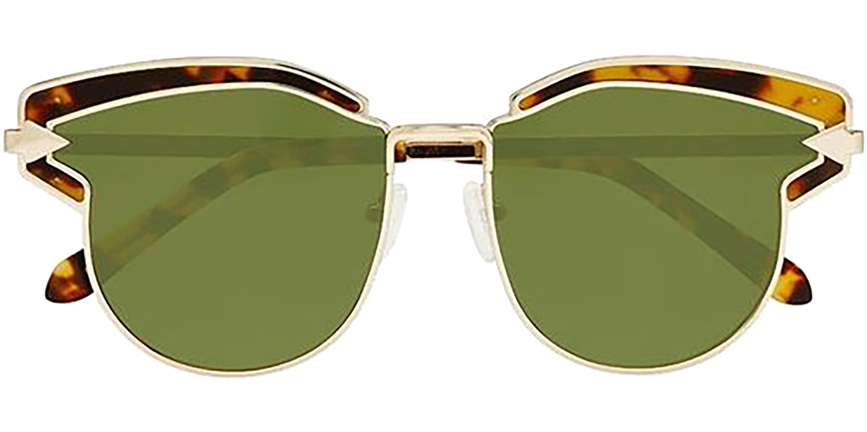 Karen Walker Felipe Tortoise Browline Cat-Eye - Eyedictive