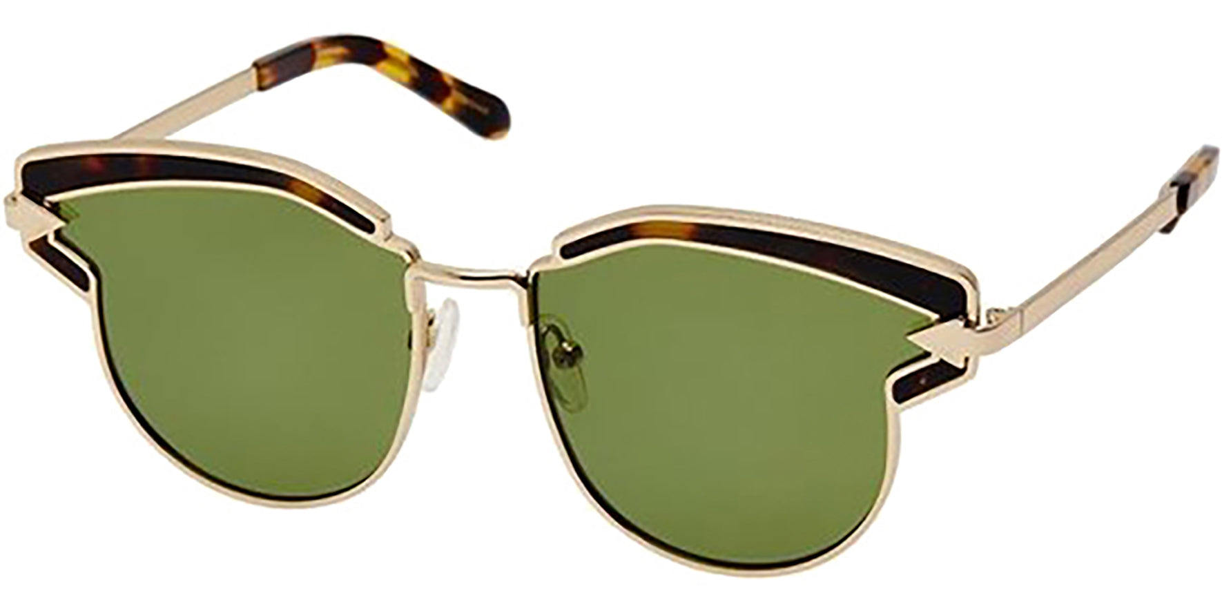 Karen Walker Felipe Tortoise Browline Cat-Eye - Eyedictive