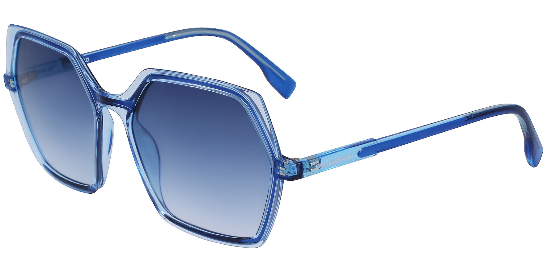 Karl Lagerfeld Geometric Squared w/ Gradient Lens - Eyedictive