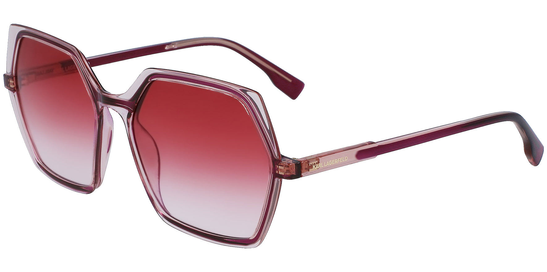 Karl Lagerfeld Geometric Squared w/ Gradient Lens - Eyedictive