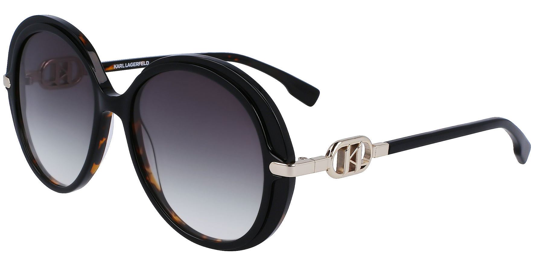 Karl Lagerfeld Oversized Round w/ Gradient Lens - Eyedictive