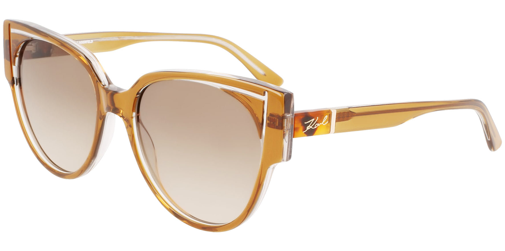 Karl Lagerfeld Rounded Cat Eye w/ Gradient Lens - Eyedictive