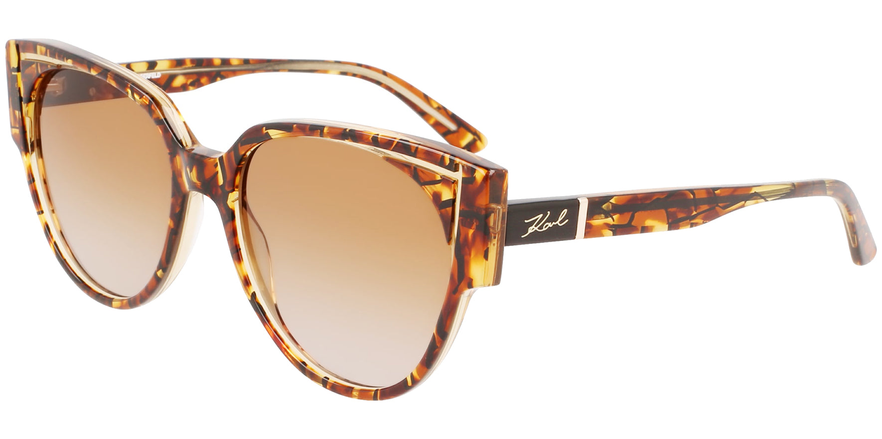 Karl Lagerfeld Rounded Cat Eye w/ Gradient Lens - Eyedictive