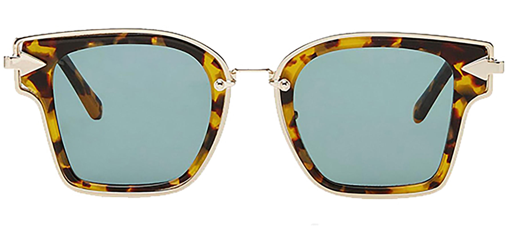 Karen Walker Rebellion Gold-Tone Modified Cat-Eye - Eyedictive