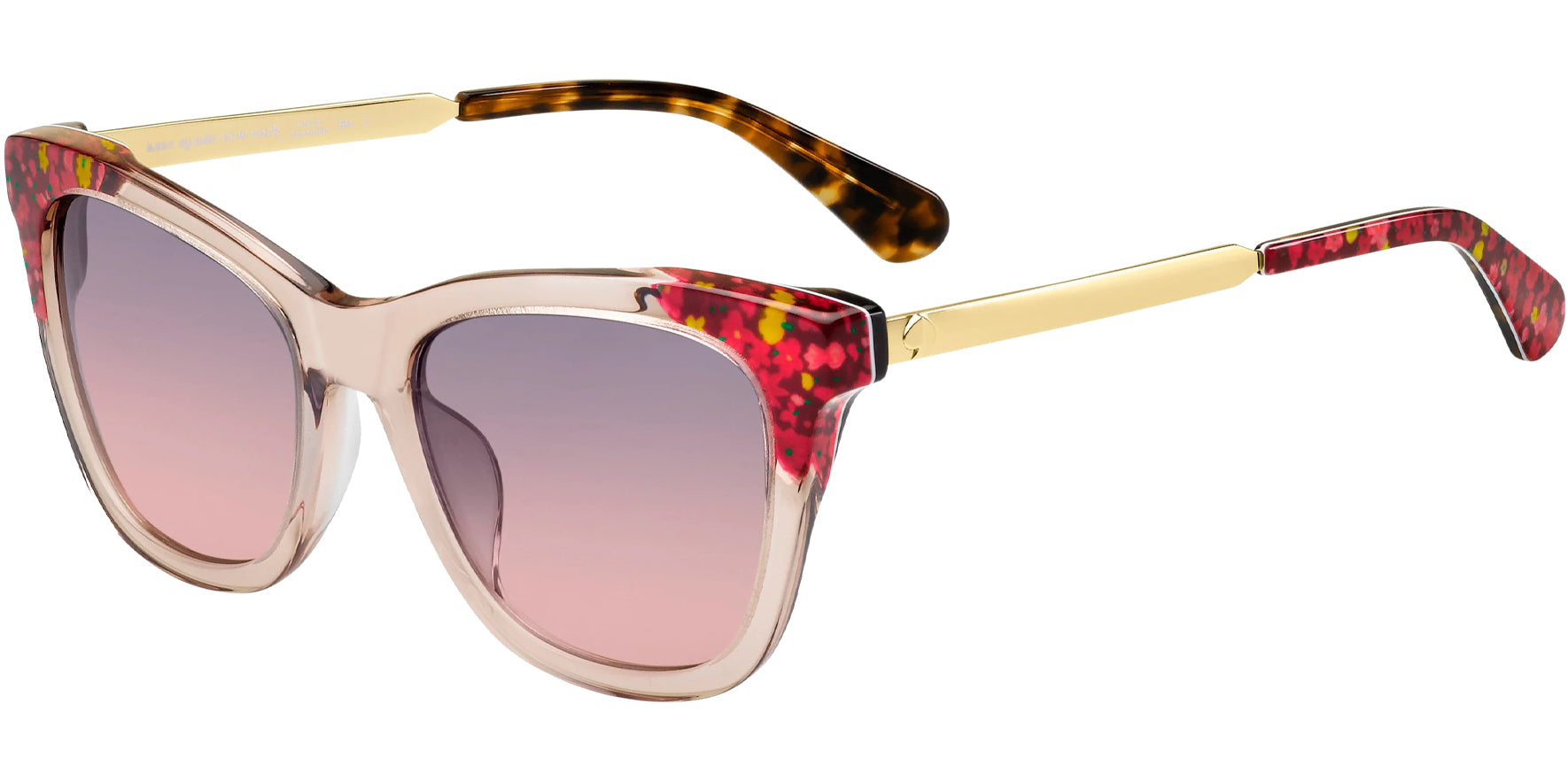 Kate Spade Alexane Floral Graphic/Pink Cat Eye - Eyedictive