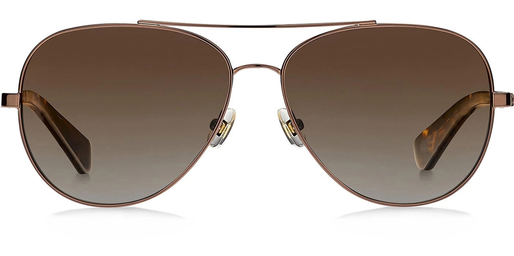 Kate Spade Avaline Polarized Brown Aviator w/ Gradient Lens - Eyedictive