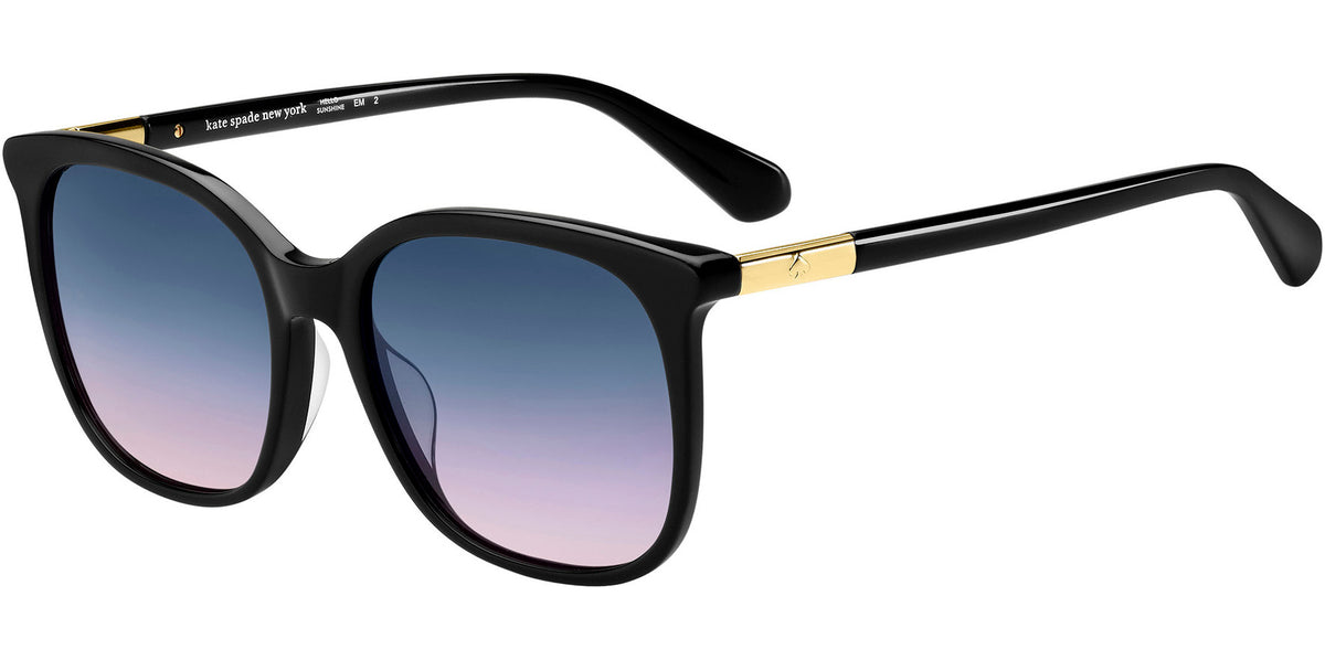 kate spade Black Gradient Oversized Sunglasses Kate Spade Primrose Black Round Oversized Cat-Eye w  main image 3