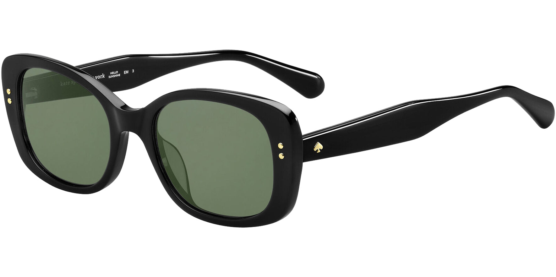 Kate Spade Citiani Black Soft Rectangle - Eyedictive