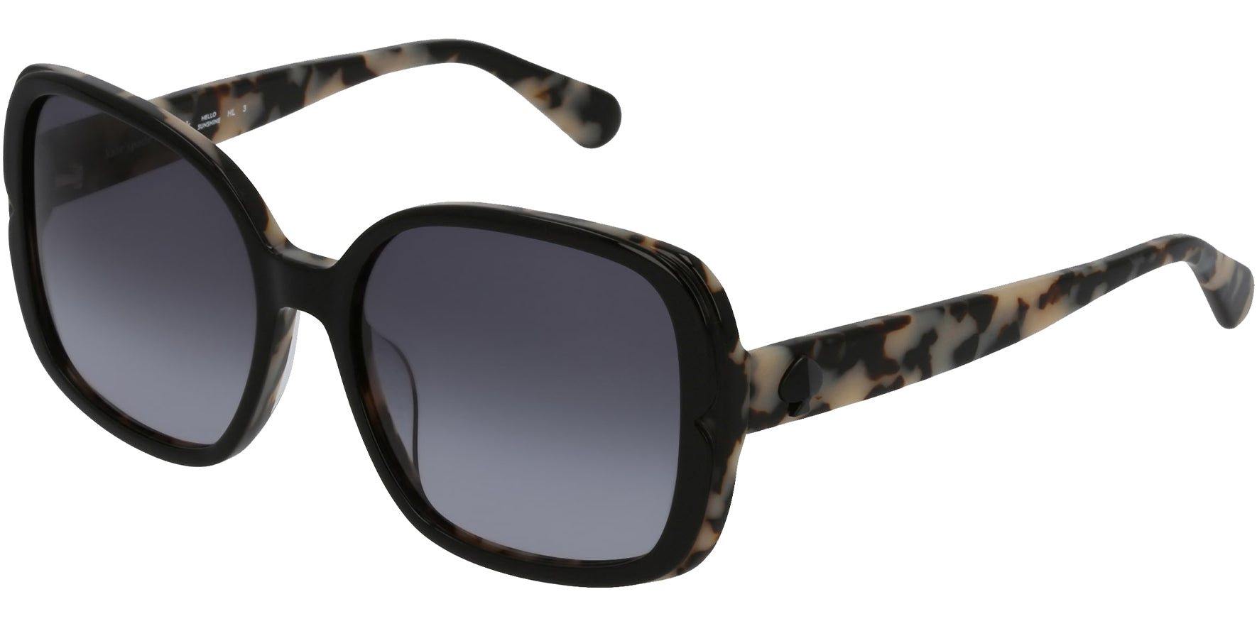 Kate Spade Elianna Black/Havana Butterfly w/ Gradient Lens - Eyedictive