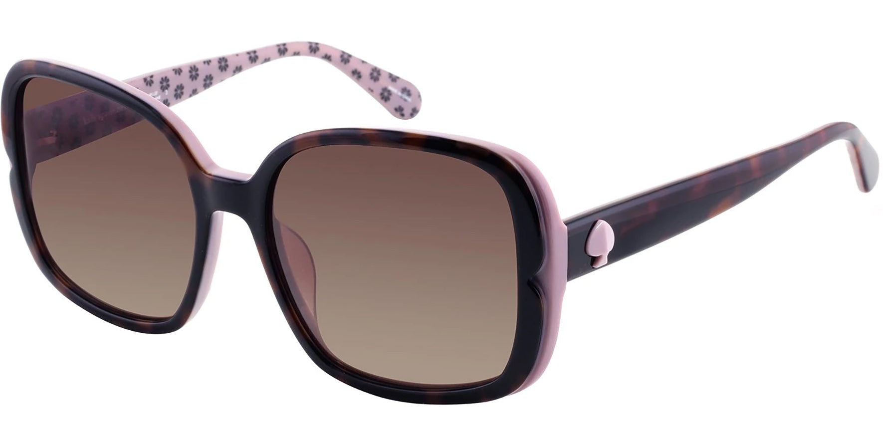 Kate Spade Elianna Polarized Havana/Pink Butterfly - Eyedictive