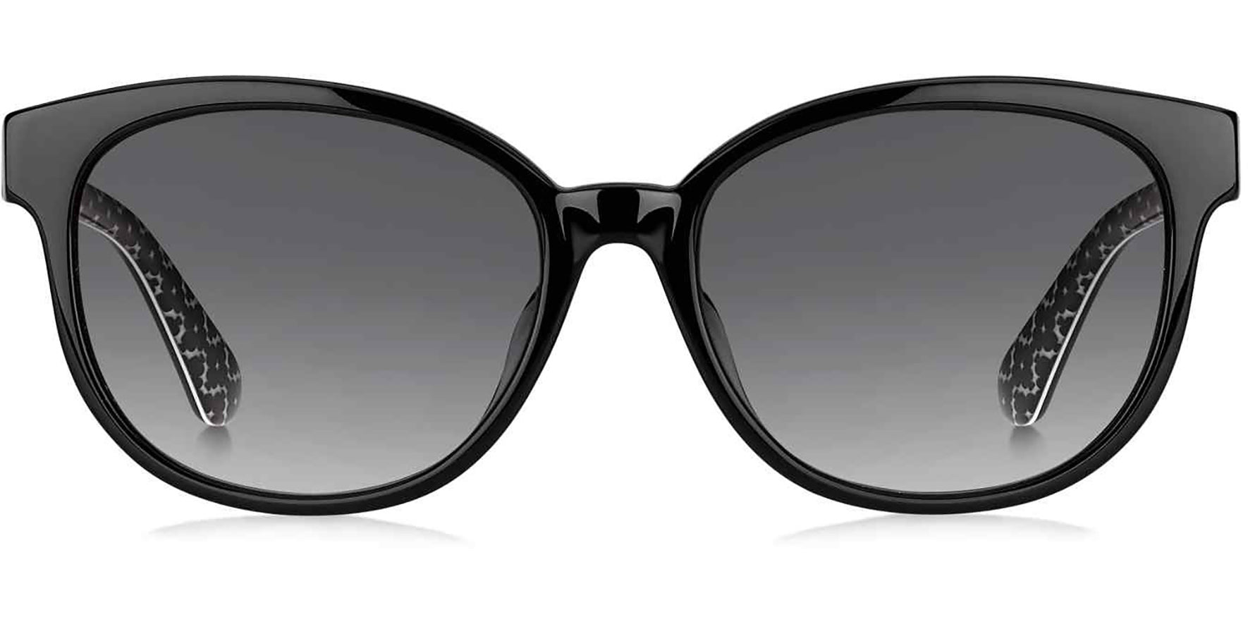 Kate Spade Emaleigh Classic Black Round w/ Gradient Lens - Eyedictive