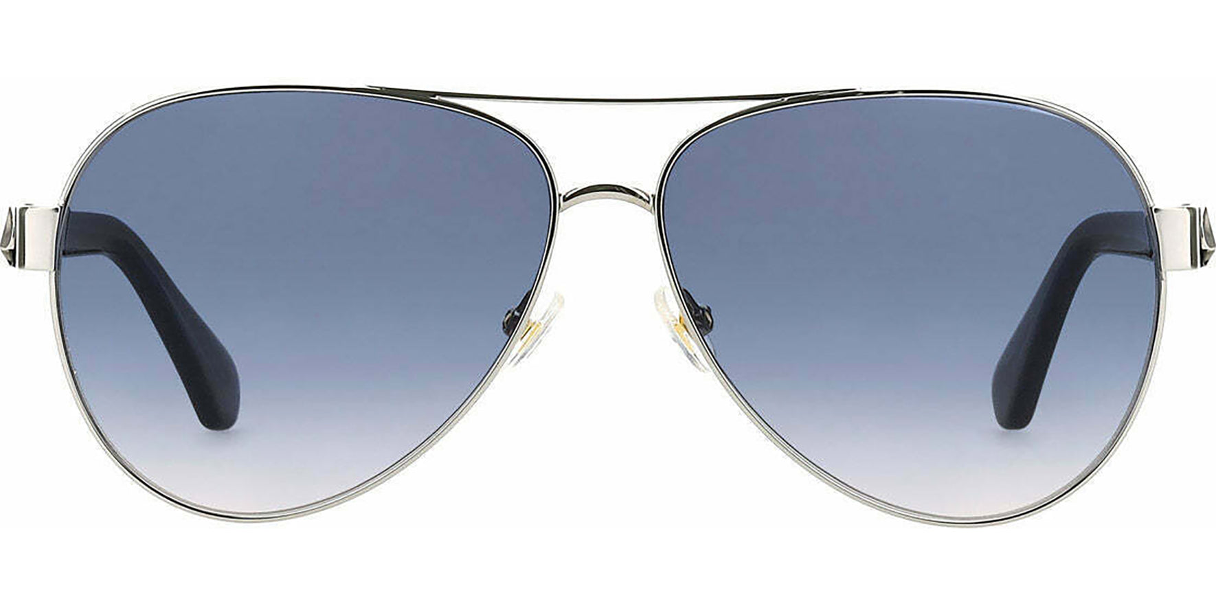 Kate Spade Geneva Silver-Tone Aviator w/ Gradient Lens