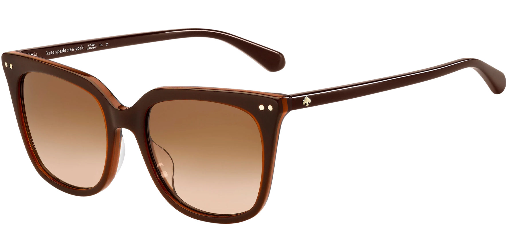 Kate Spade Giana Brown Square w/ Gradient Lens - Eyedictive