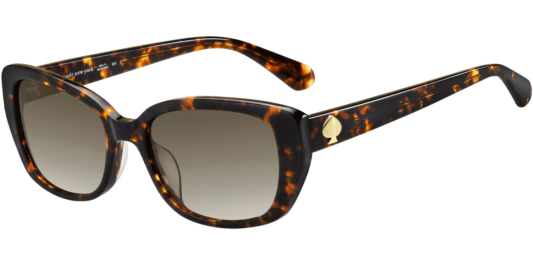 Kate Spade Kenzie Dark Havana Rectangle Butterfly - Eyedictive