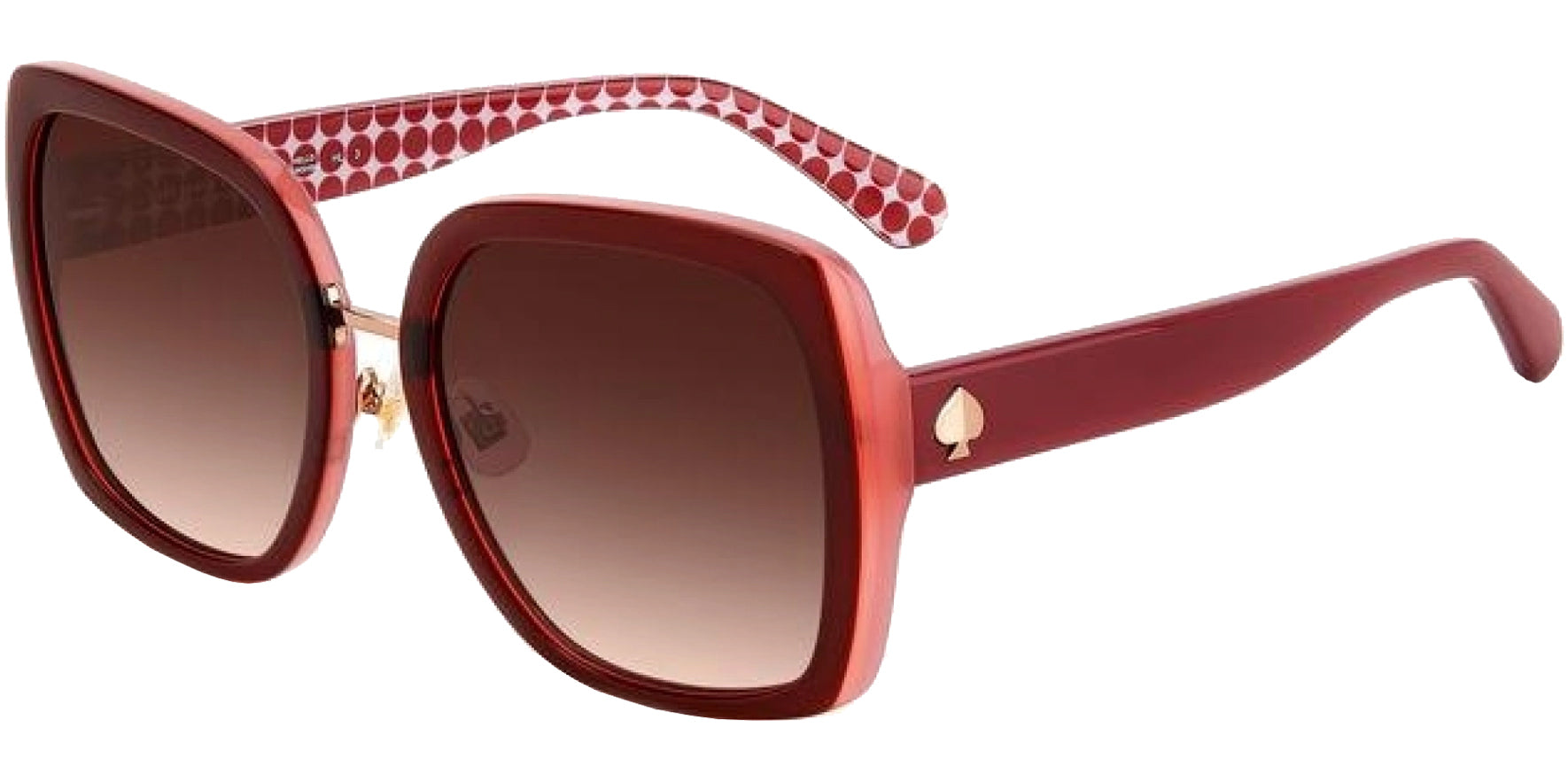 Kate Spade Kimber Red Squared Butterfly w/ Gradient Lens - Eyedictive