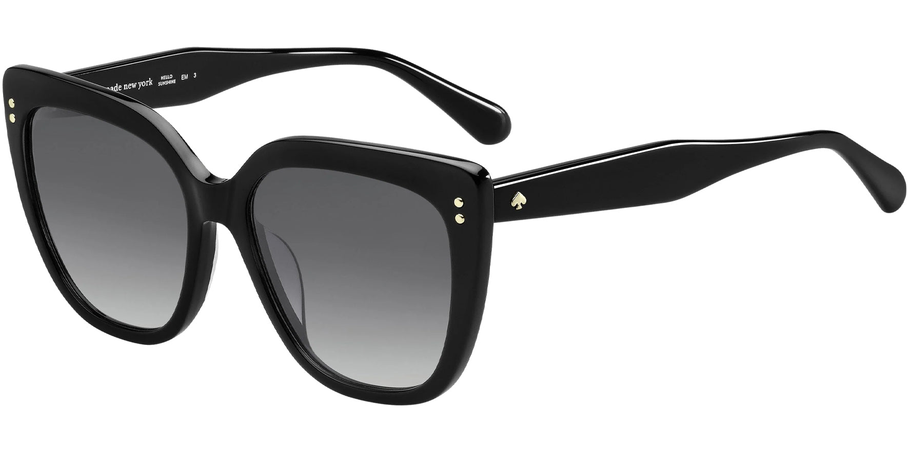 Kate Spade Kiyanna Black Butterfly w/Gradient Lens