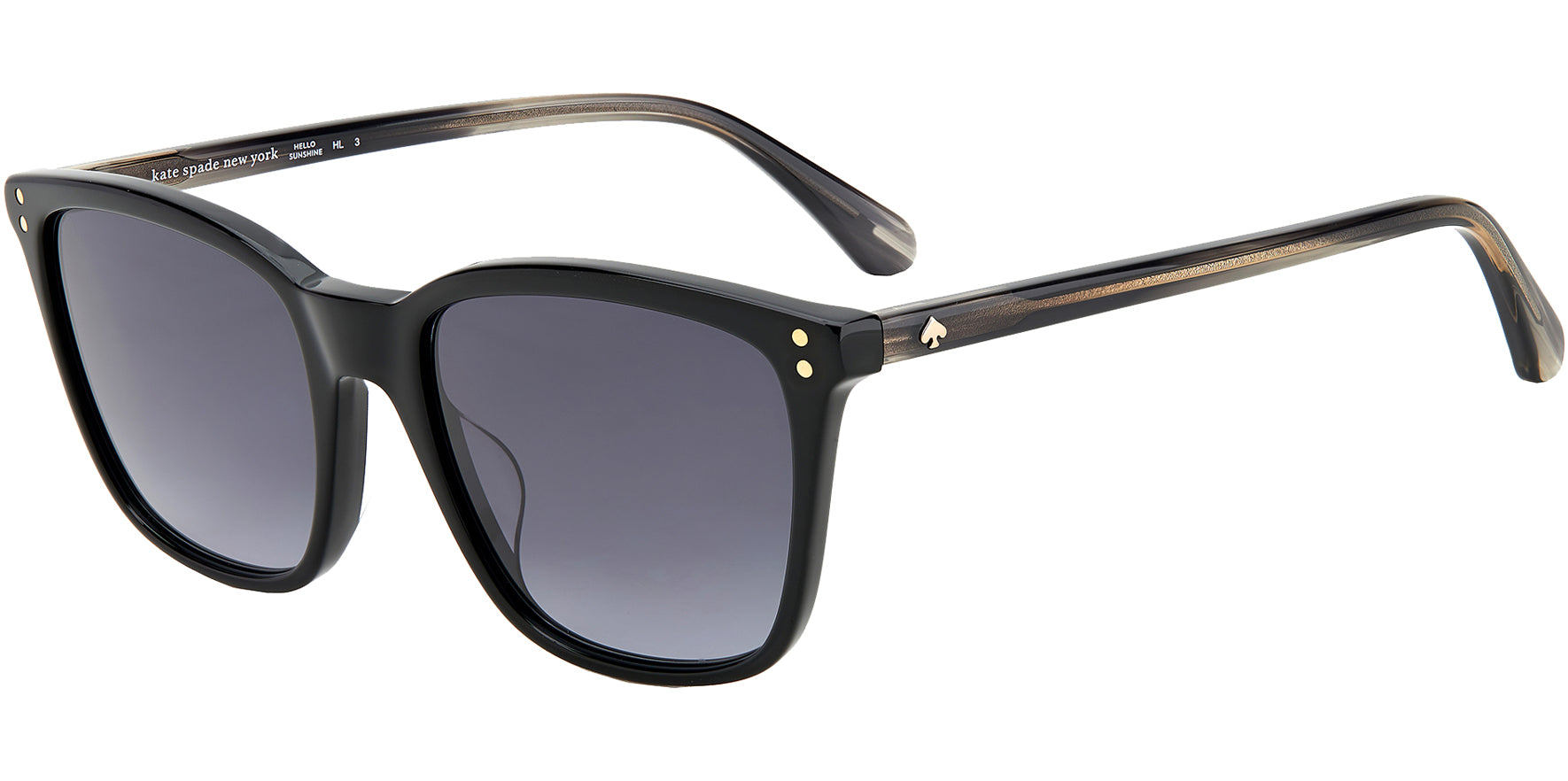 Kate Spade Pavia Black Square w/ Gradient Lens - Eyedictive