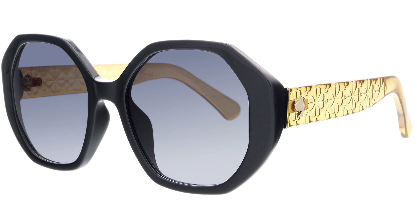 Kate Spade Preslee Black Geometric Round - Eyedictive