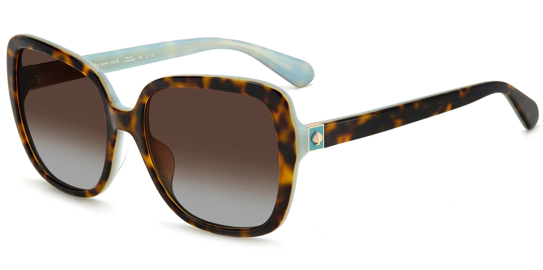 Kate Spade Wilhemina Polarized Havana/Multi Butterfly