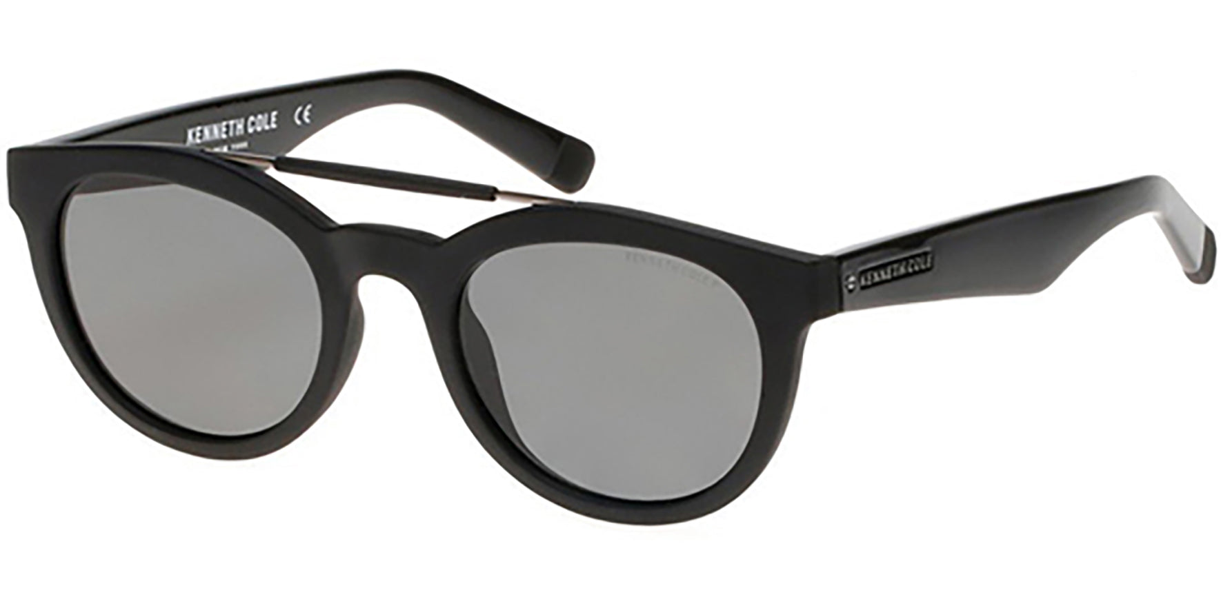 Kenneth Cole Polarized Round Matte Black - Eyedictive