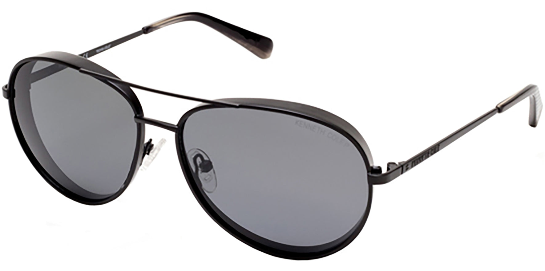 Kenneth Cole Techni-Cole Polarized AR Retro Metal Pilot