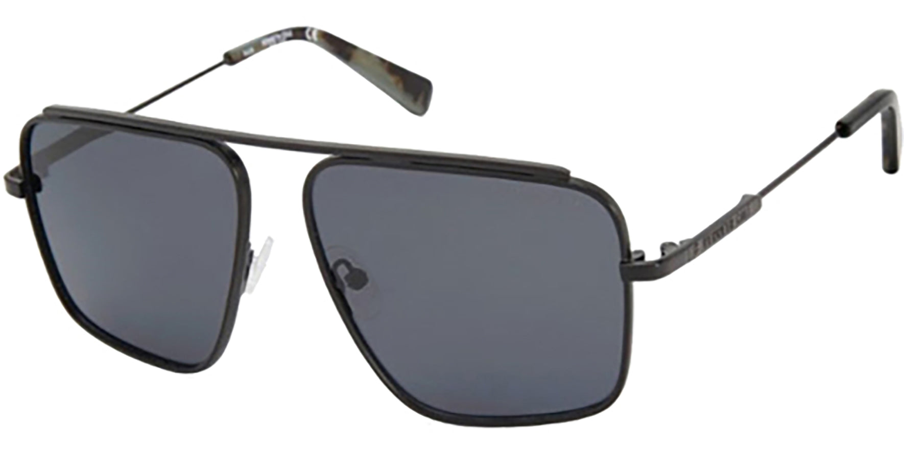 Kenneth Cole Polarized Matte Black Navigator - Eyedictive