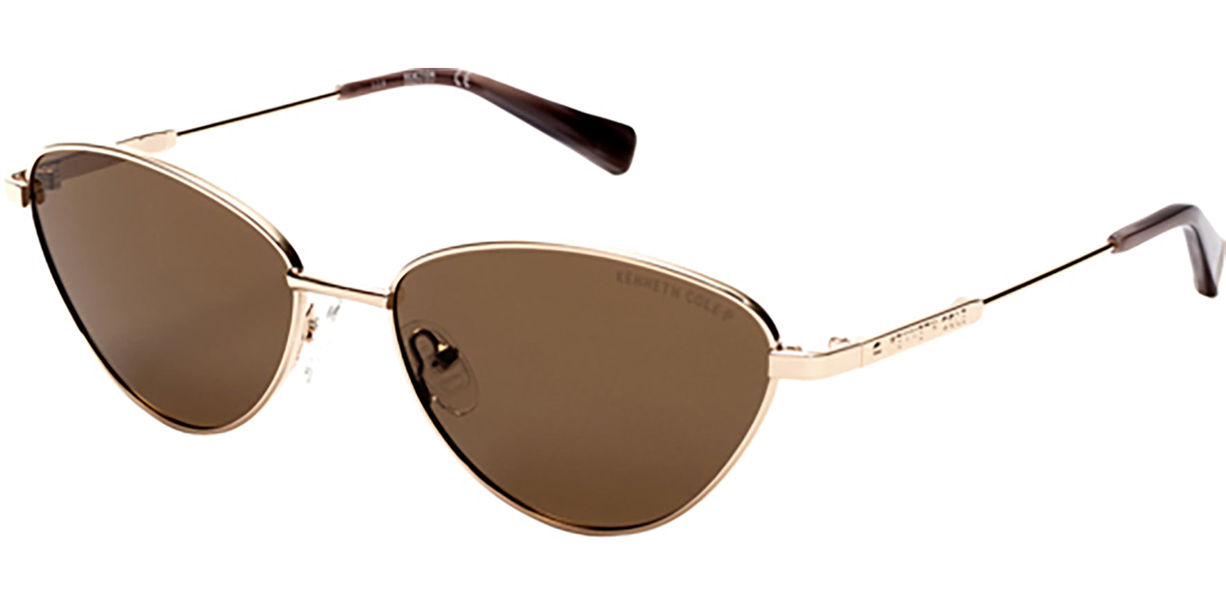 Kenneth Cole Polarized Vintage Style Oval Cat Eye - Eyedictive