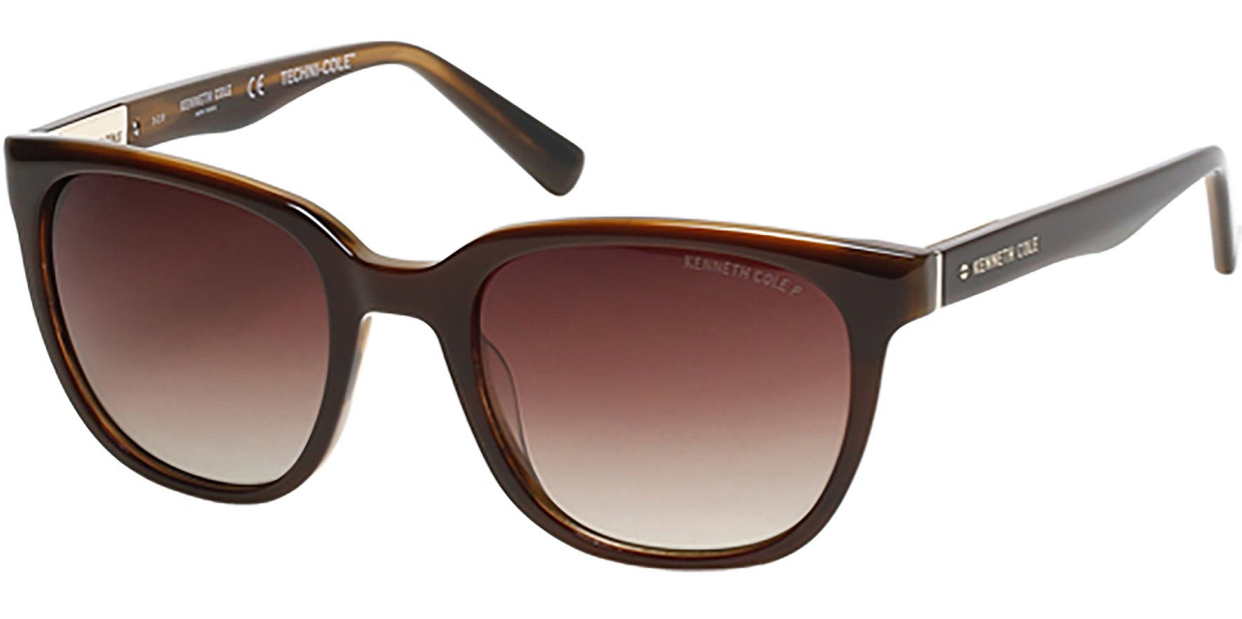 Kenneth Cole Techni-Cole Polarized Chunky Soft Square - Eyedictive