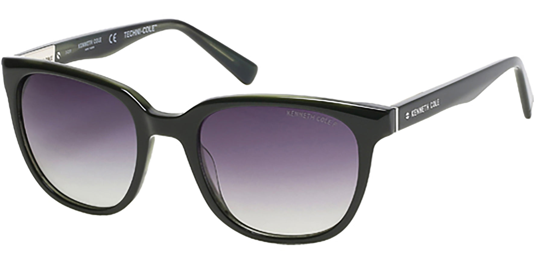 Kenneth Cole Techni-Cole Polarized Chunky Soft Square - Eyedictive