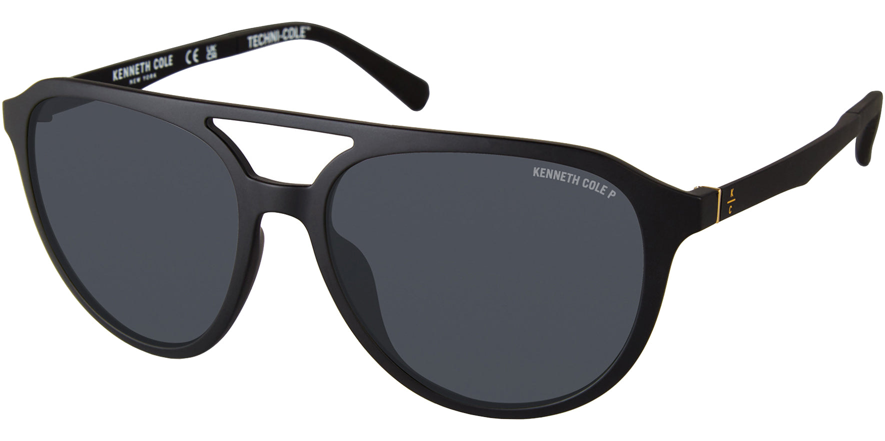 Kenneth Cole New York Polarized Pilot w/ Flex Temples