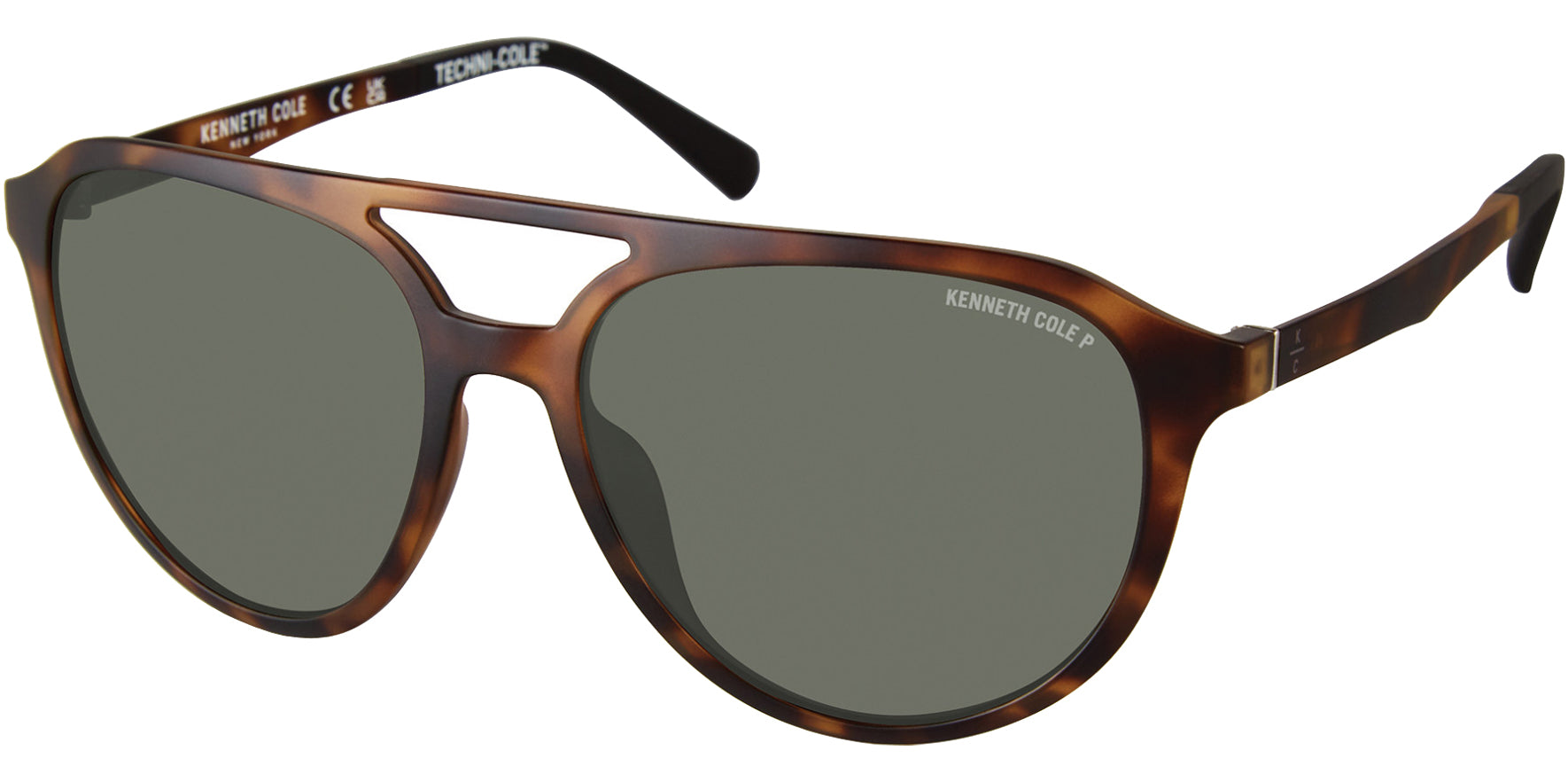 Kenneth Cole New York Polarized Pilot w/ Flex Temples - Eyedictive