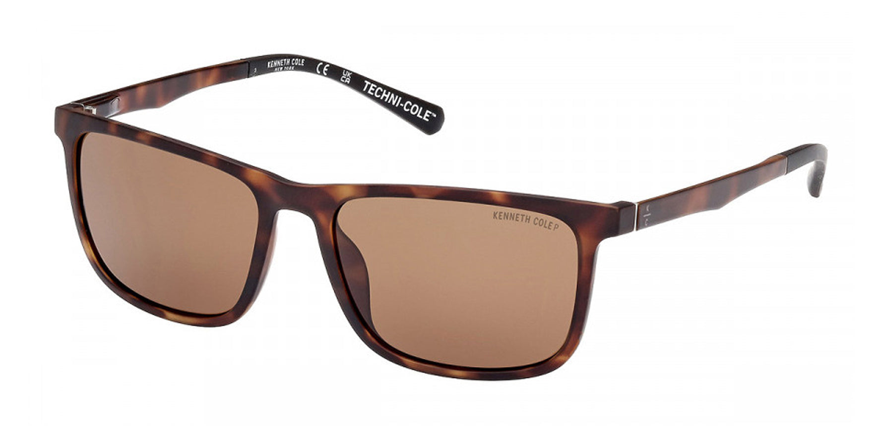 Kenneth Cole New York Polarized Techni-Cole Soft Rectangle