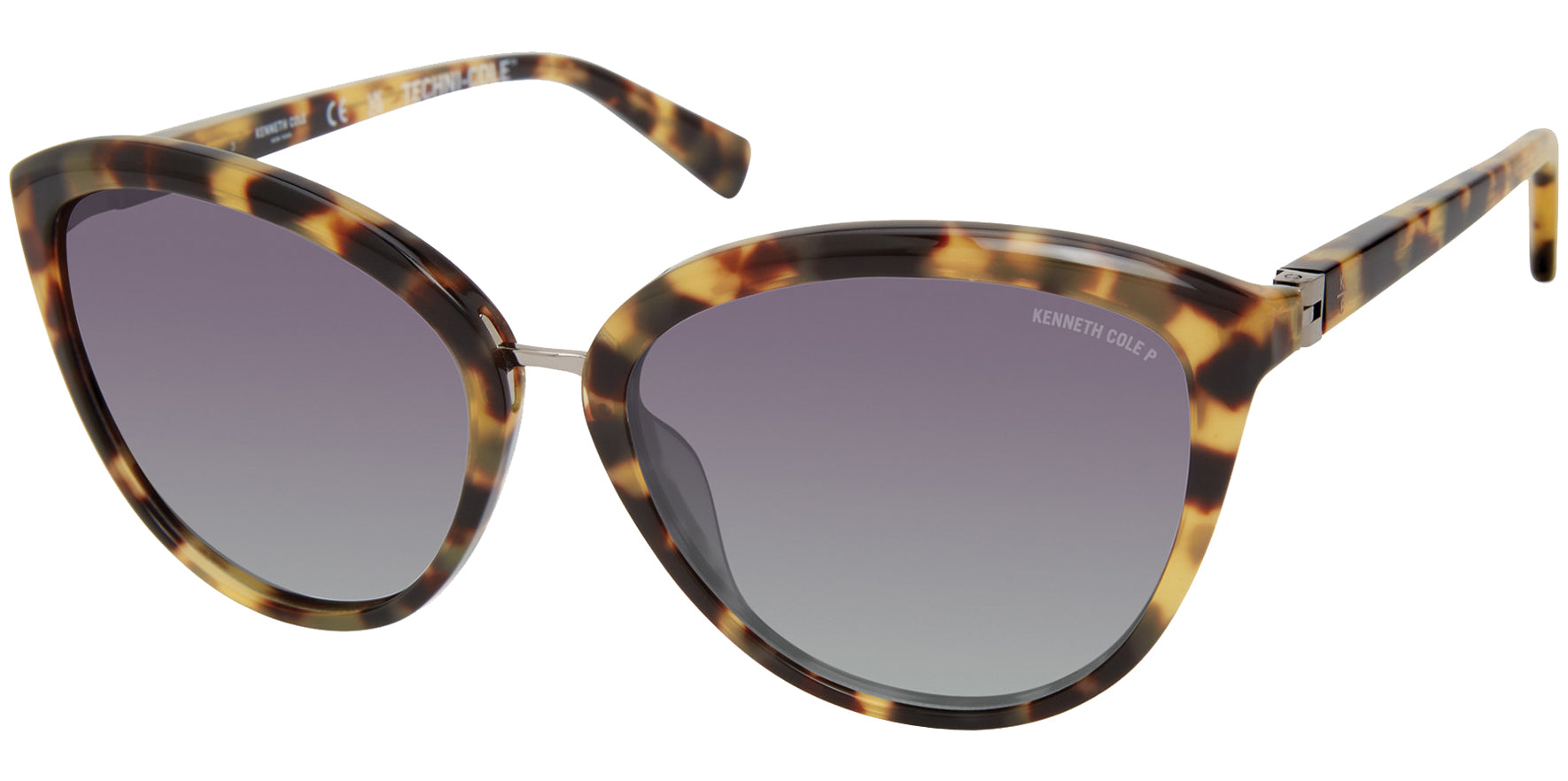 Kenneth Cole NY Polarized Oval Cat Eye - Eyedictive