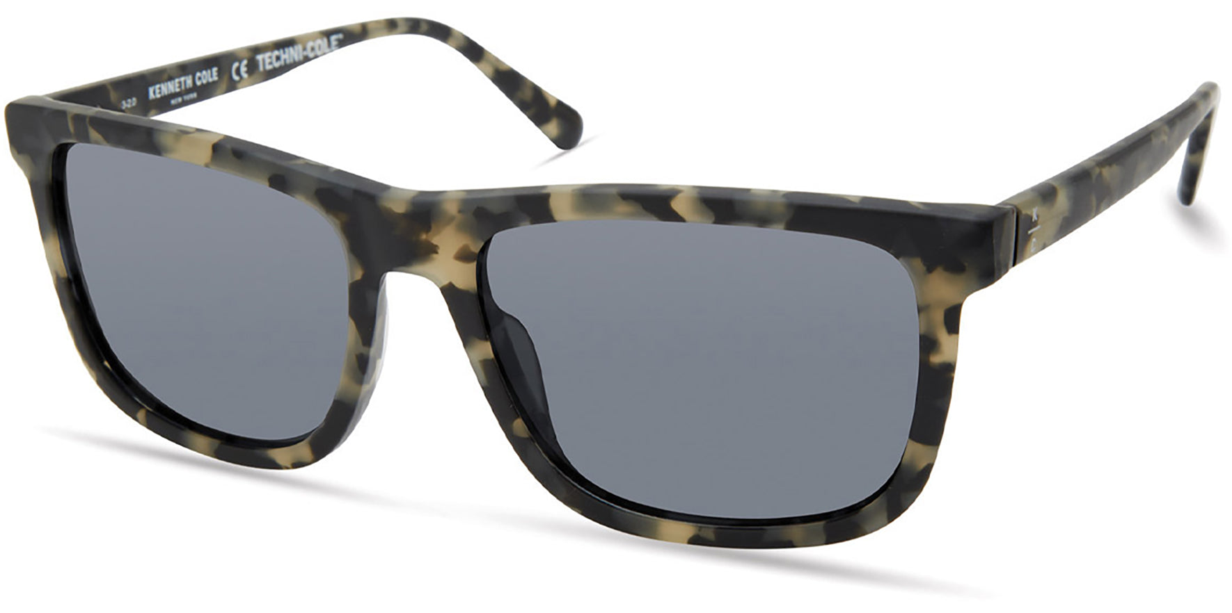 Kenneth Cole Polarized Dark Green/Tortoise Square - Eyedictive