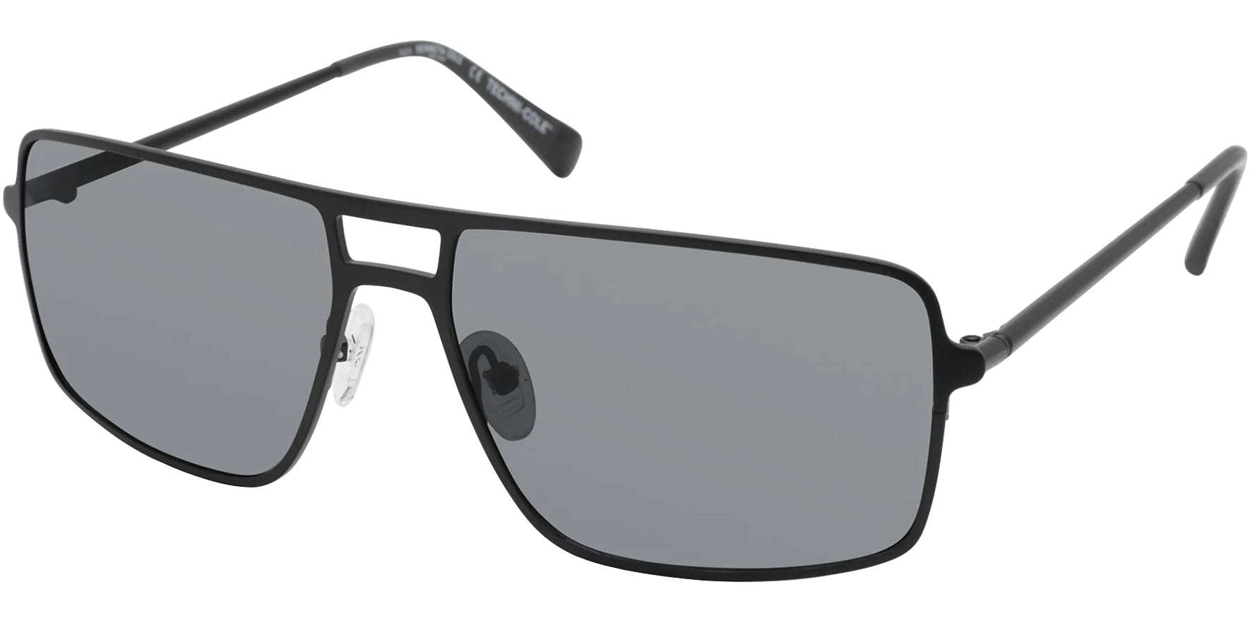 Kenneth Cole Polarized Matte Black Navigator - Eyedictive