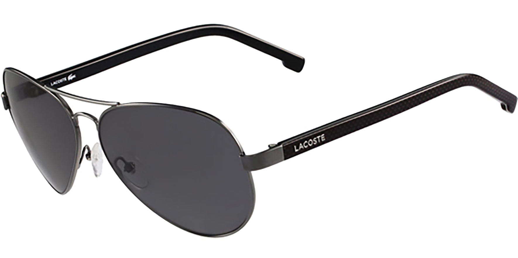 Lacoste Polarized Gunmetal Aviator - Eyedictive