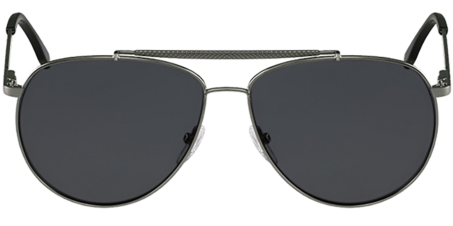 Lacoste Polarized Modern Aviator w/ Pique Detail