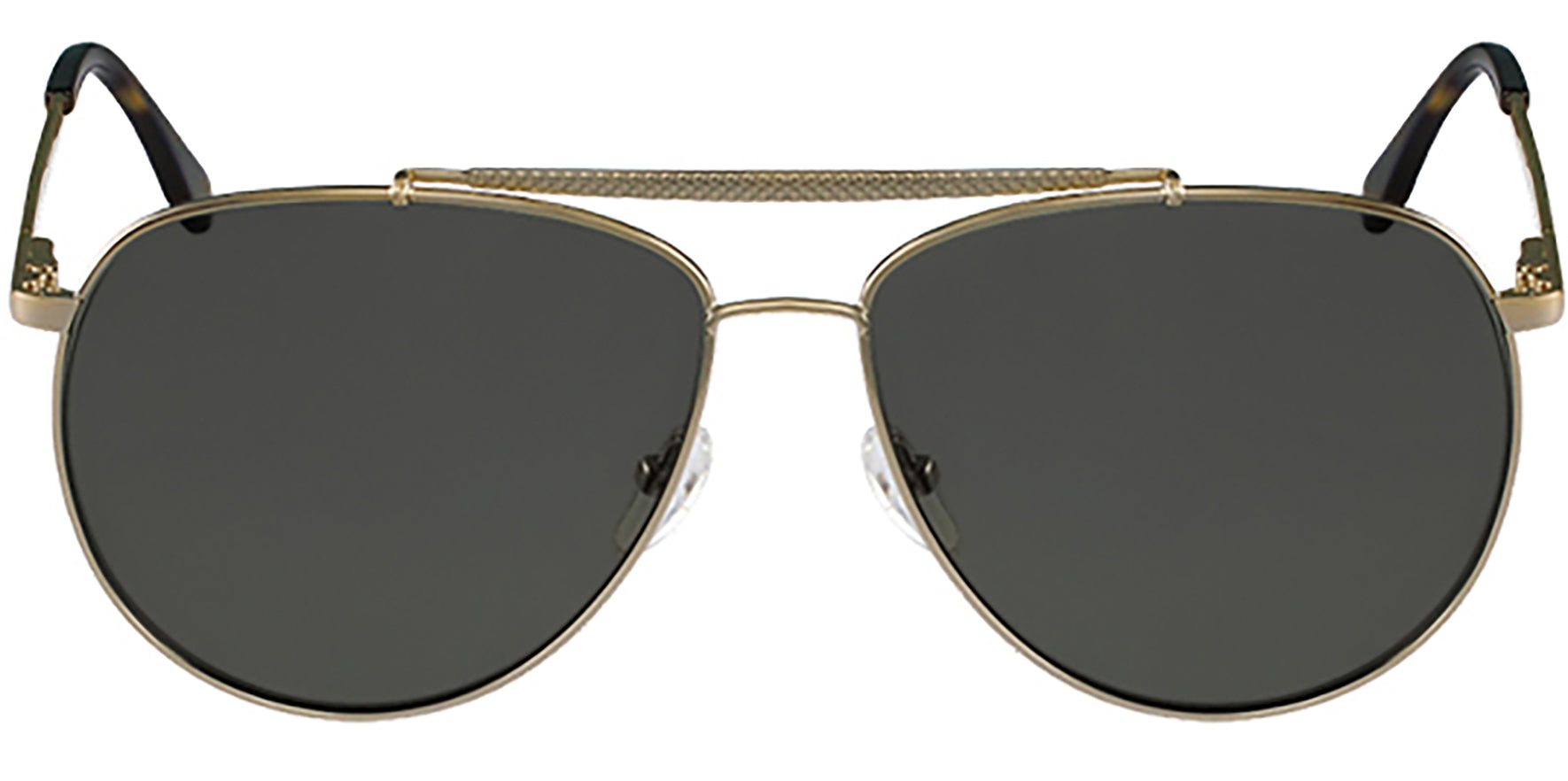 Lacoste Polarized Modern Aviator w/ Pique Detail