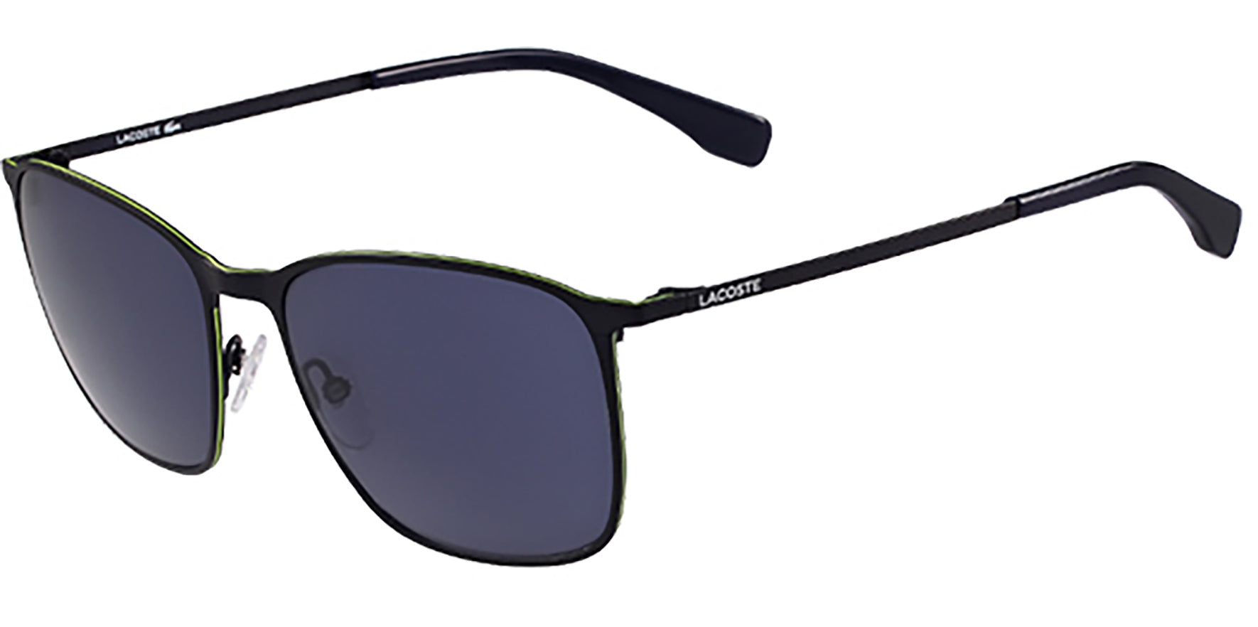 Lacoste Satin Blue Metal Soft Square - Eyedictive