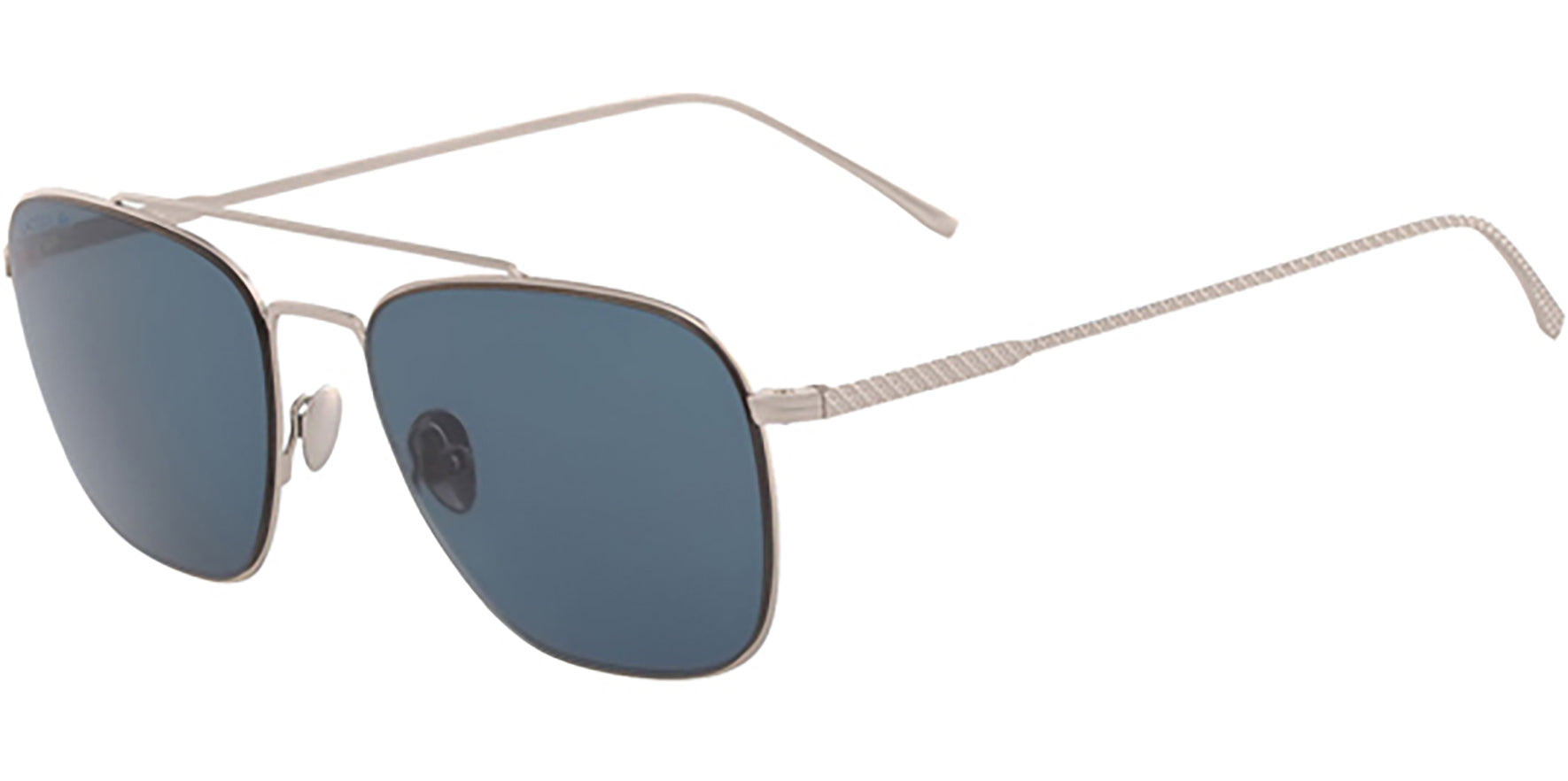 Lacoste Polarized Silver-Tone Navigator - Eyedictive