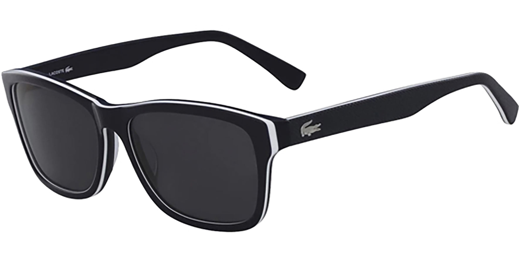 Lacoste Polarized Pique Temple Soft Square