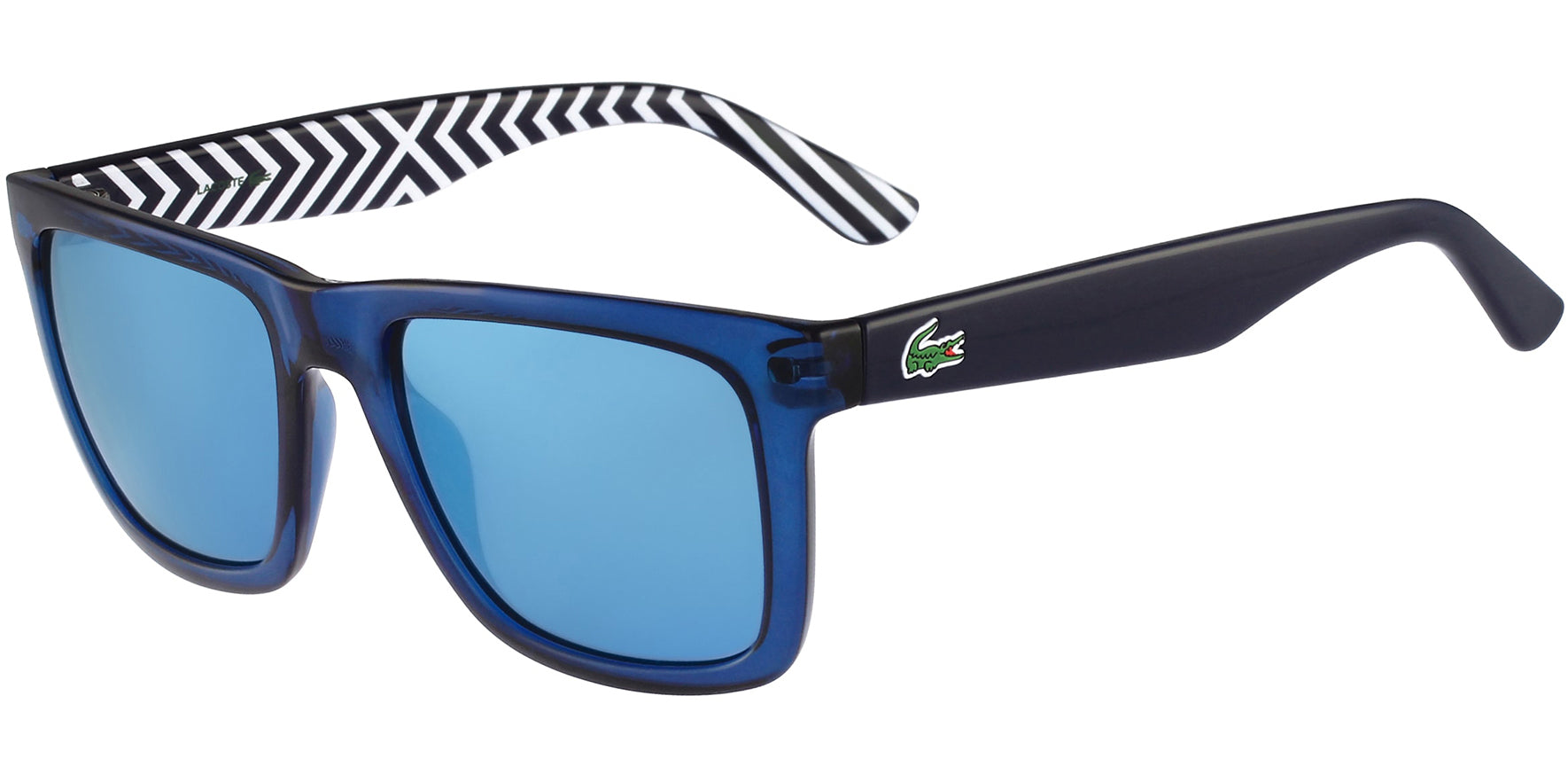 Lacoste Soft Square w/ Striped Temple - Eyedictive