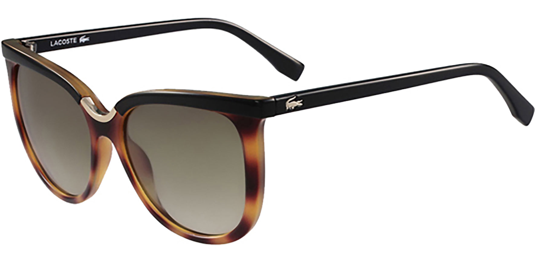Lacoste Gold Brim Rounded Cat Eye - Eyedictive
