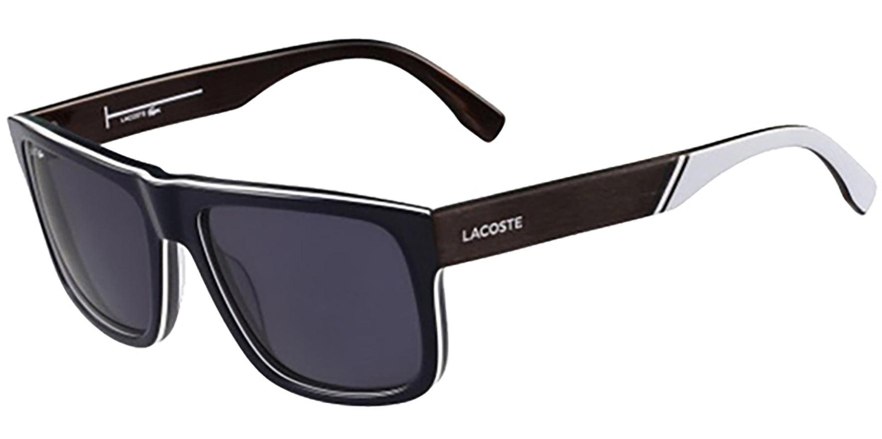 Lacoste Multi-Color Blue Square Flat Top - Eyedictive