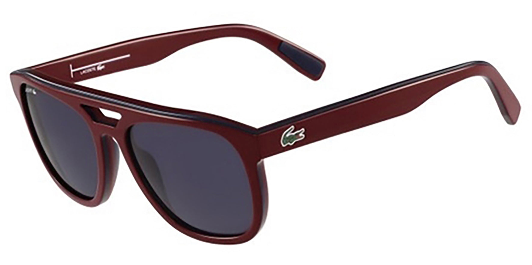 Lacoste Flat Top Two-Tone Aviator - Eyedictive