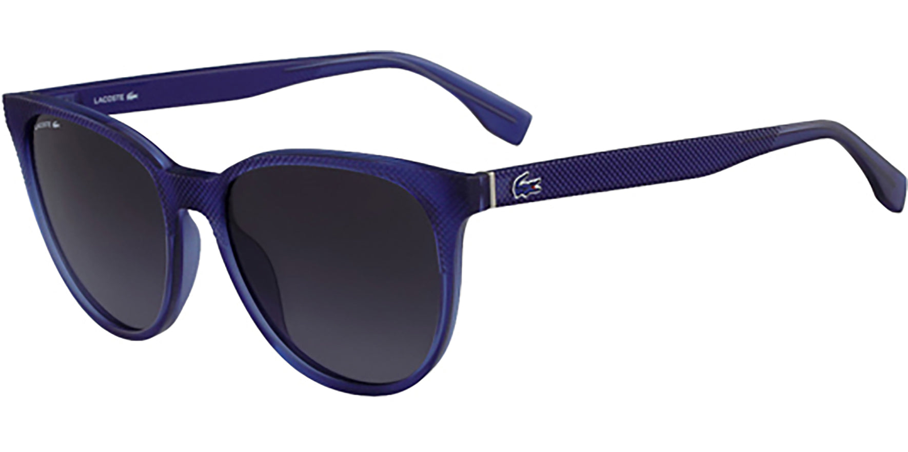 Lacoste Blue Rounded Cat-Eye w/ Gradient Lens - Eyedictive