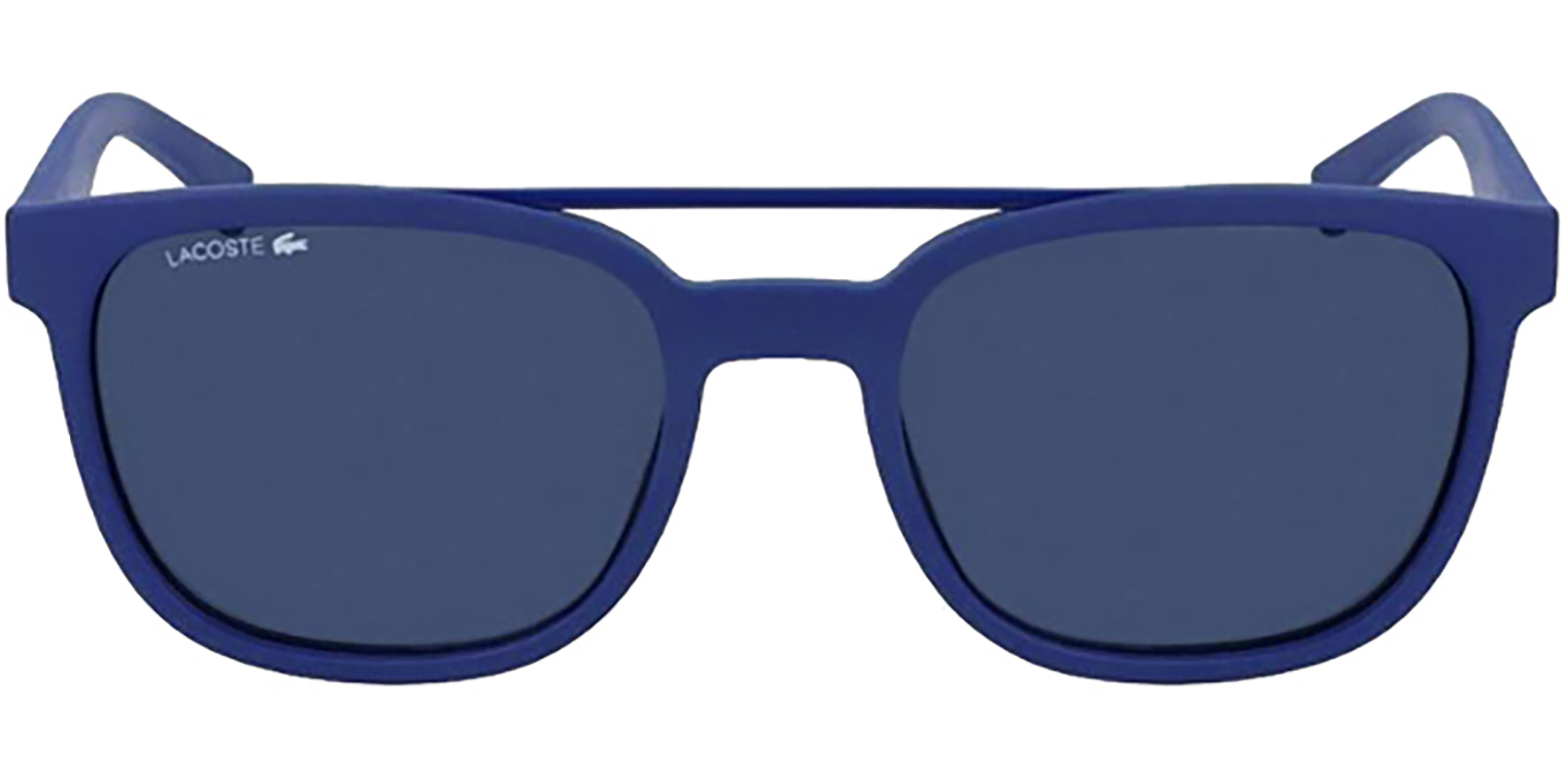 Lacoste Matte Navy Blue Brow Bar Square - Eyedictive