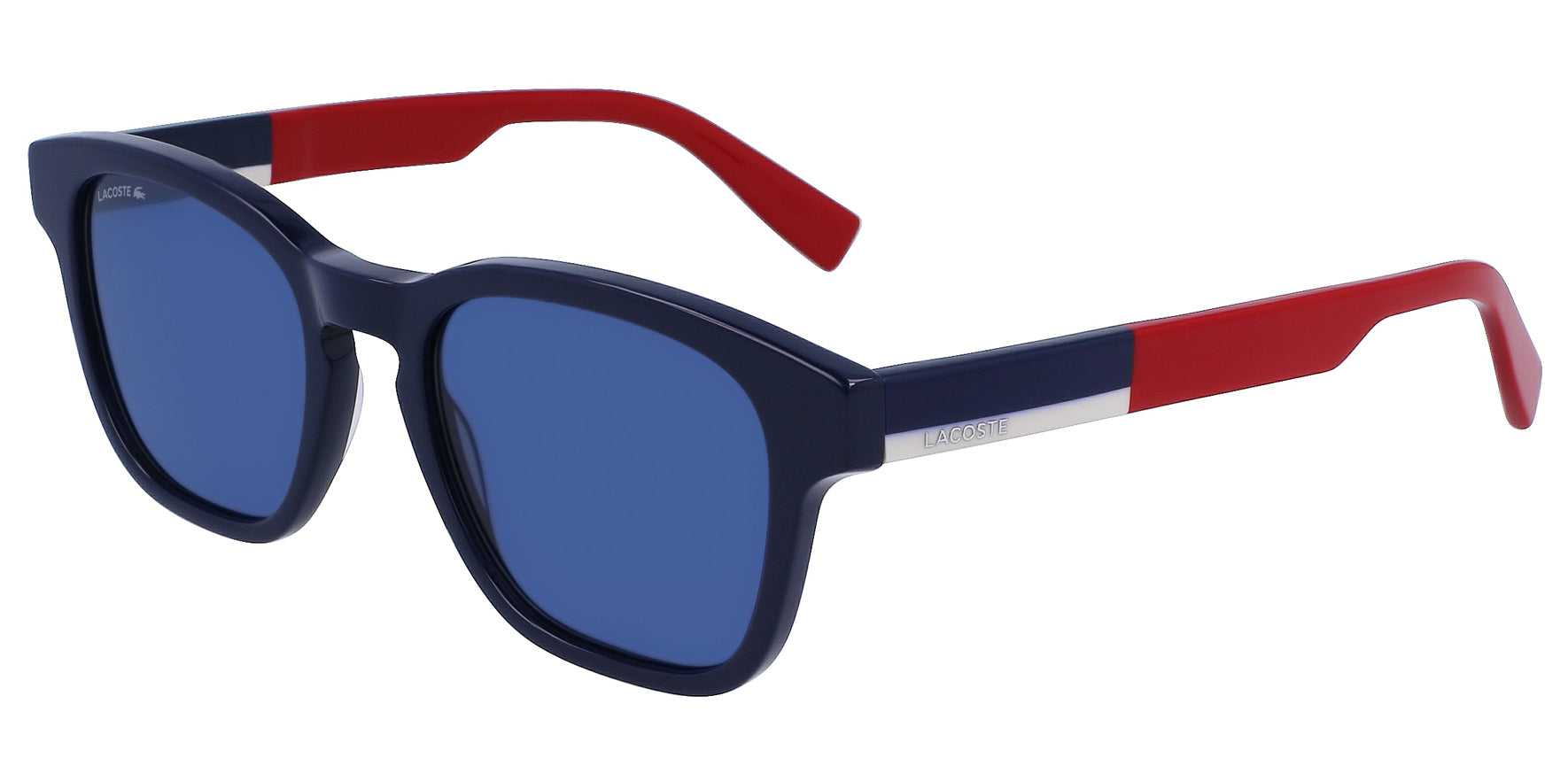 Lacoste  Blue Navy/Red Classic Square - Eyedictive