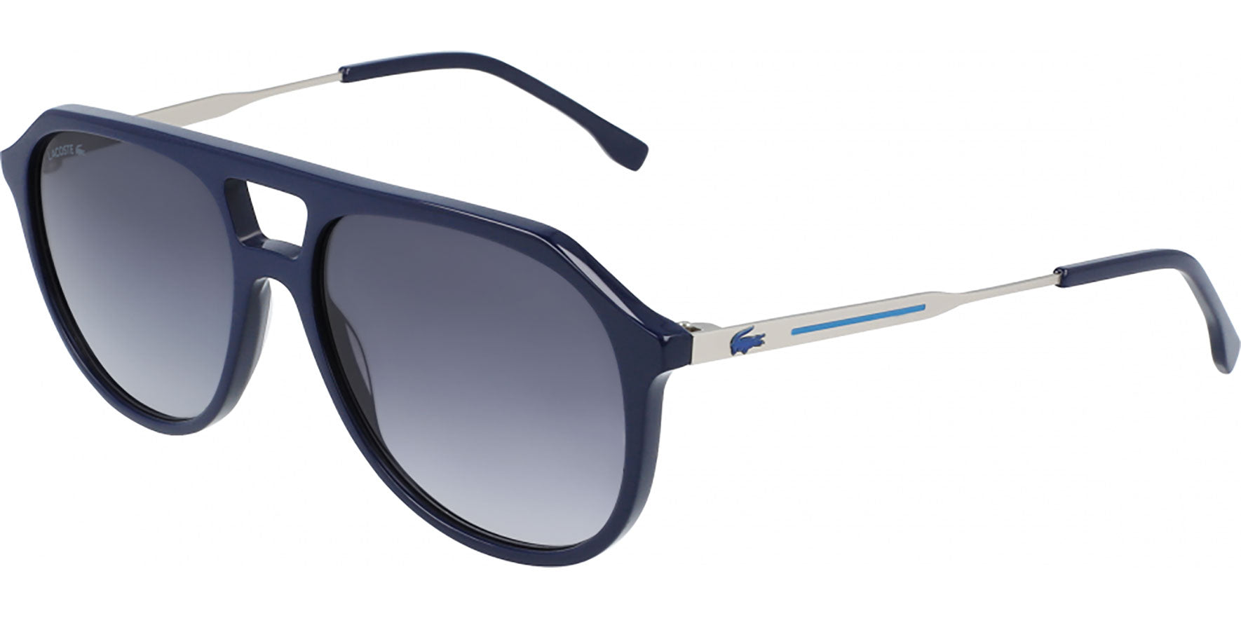 Lacoste Blue Pilot w/ Gradient Lens - Eyedictive