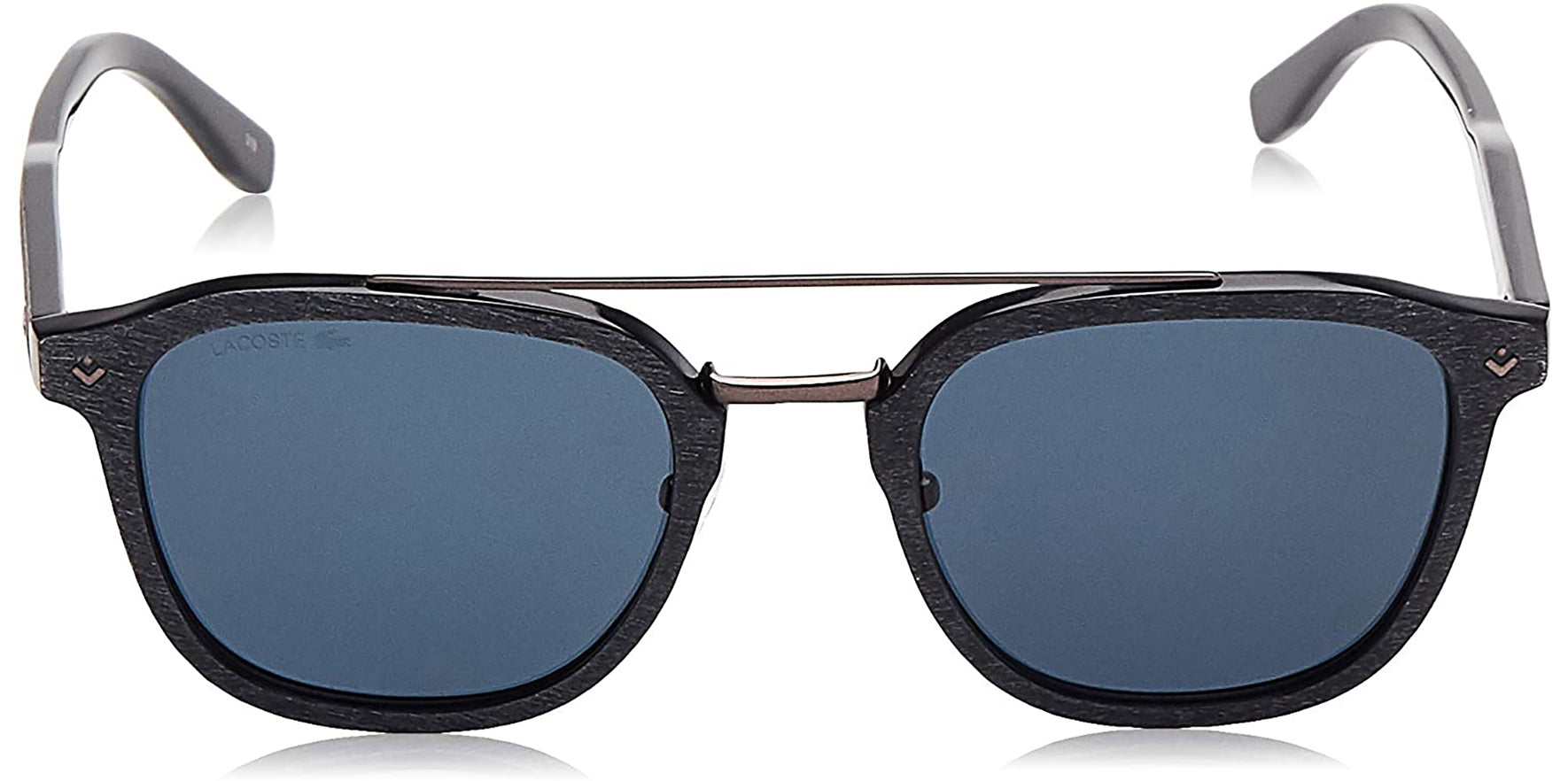 Lacoste Blue Soft Square Brow Bar Pilot Hybrid - Eyedictive